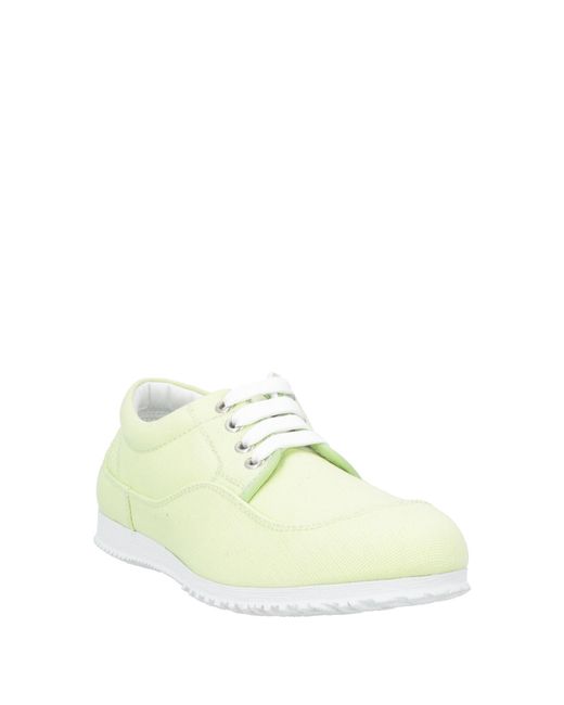 Hogan Yellow Sneakers Textile Fibers