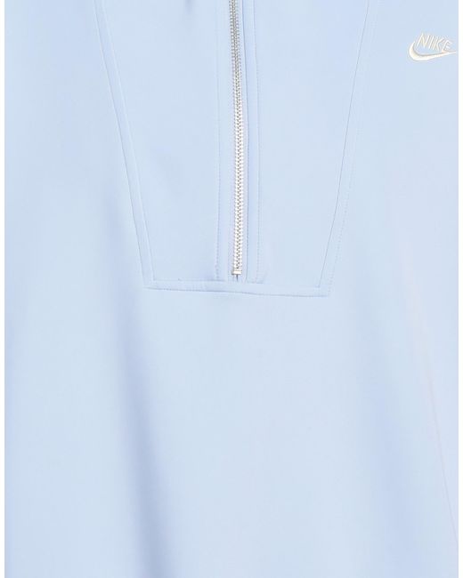 Nike Blue Sweatshirt Polyester, Elastane for men
