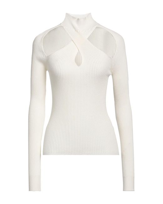 Col roulé MSGM en coloris White