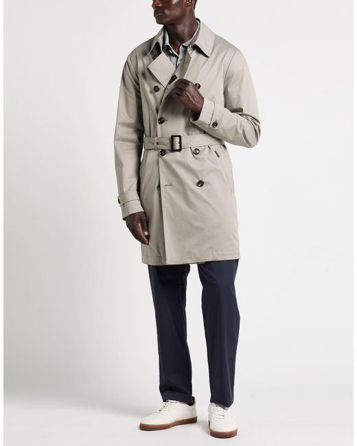 Moorer Gray Overcoats & Trench Coats for men