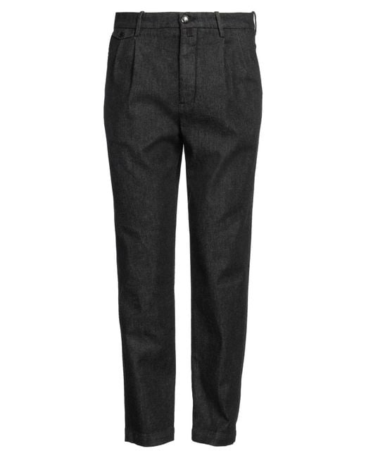 Jacob Cohen Black Jeans Cotton, Cashmere, Elastane, Polyester for men