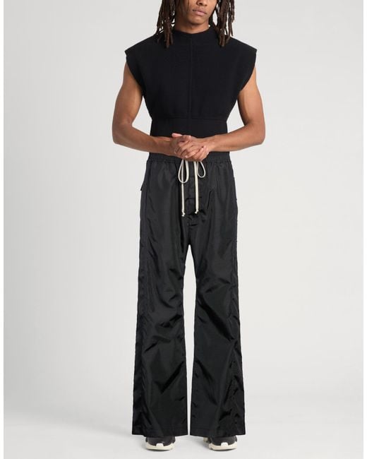 Rick Owens Black Pants Polyamide for men