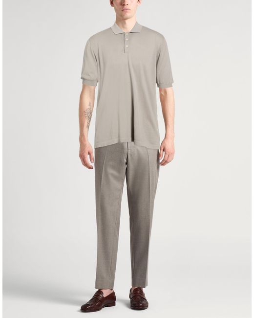 Polo Kiton de hombre de color White
