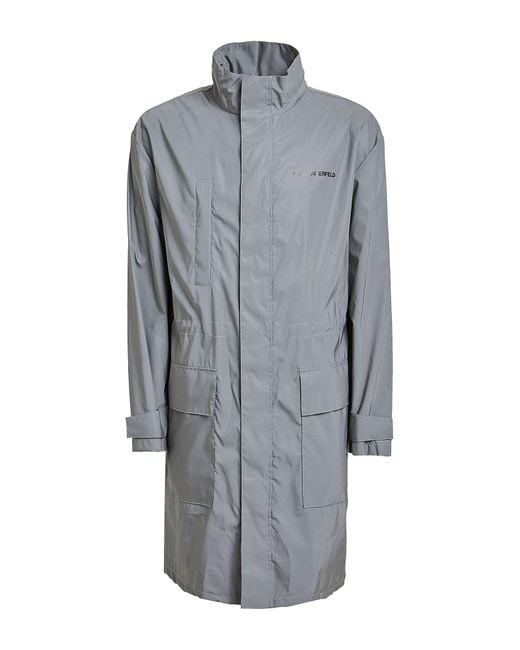 Manteau long et trench Karl Lagerfeld pour homme en coloris Gray