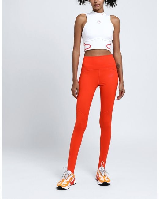Adidas By Stella McCartney Red Leggings