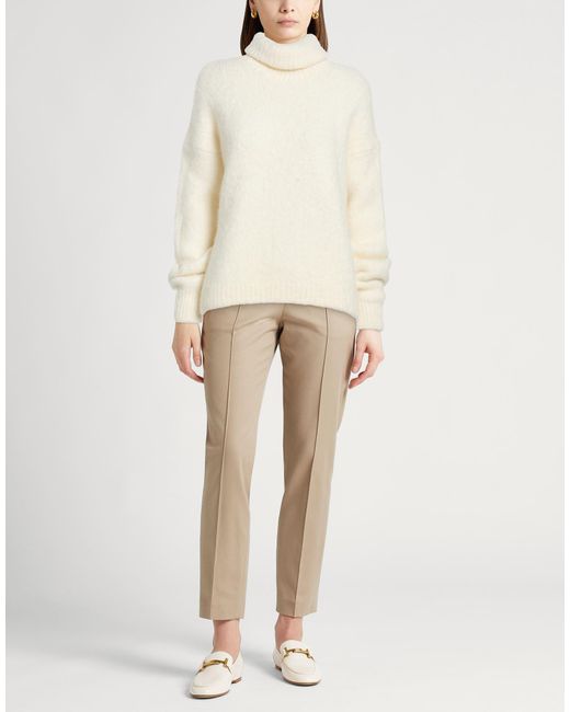 Herno White Rollkragenpullover