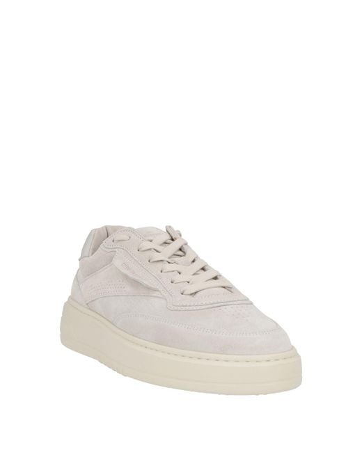 COPENHAGEN White Light Sneakers Leather, Textile Fibers for men