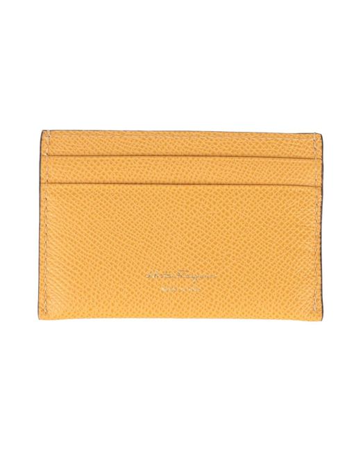 Ferragamo Natural Cardholder Calfskin