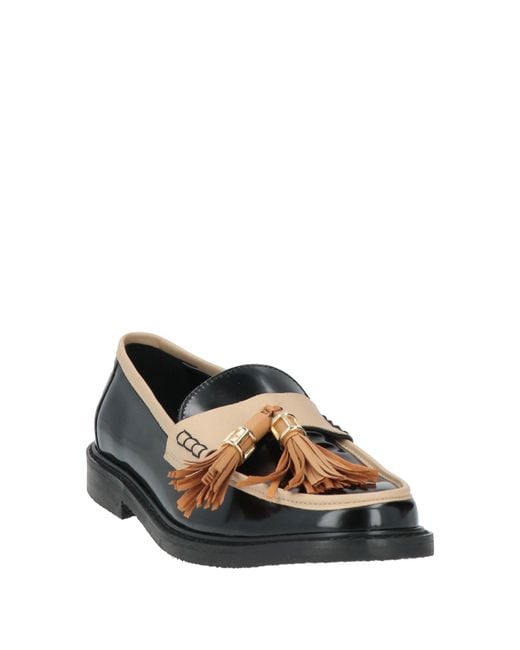 Ovyè Black Loafers Synthetic Material