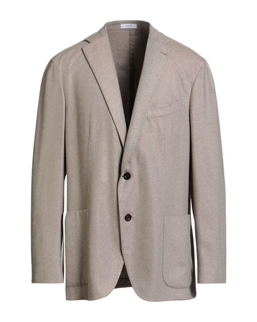 Boglioli Brown Blazer Lyocell, Virgin Wool, Polyester for men