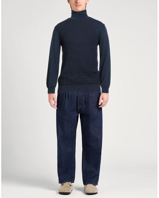 Manuel Ritz Blue Turtlenecks for men