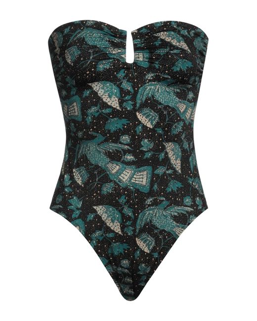 Ulla Johnson One-piece Swimsuit in Green | Lyst UK