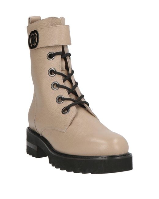 Cerruti 1881 Natural Ankle Boots Calfskin