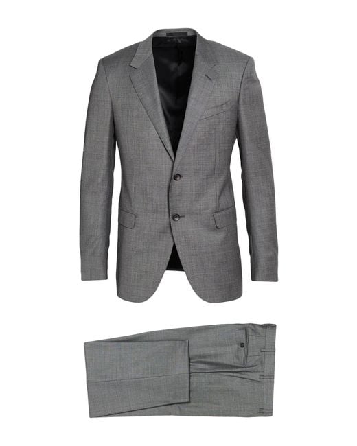 Lanvin Gray Suit Wool for men