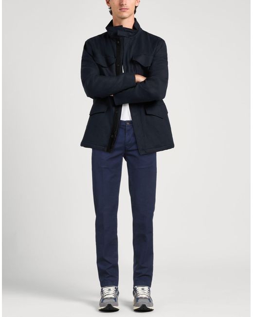 RE_HASH Blue Pants Lyocell, Cotton, Elastane for men