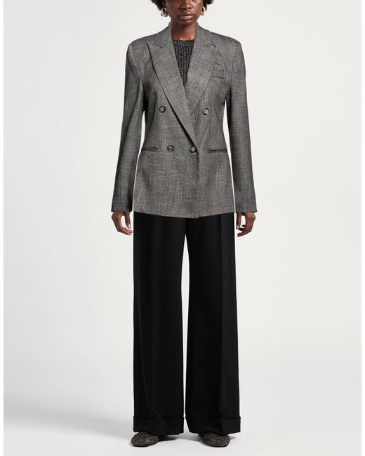 Imperial Black Blazer Polyester, Viscose, Elastane