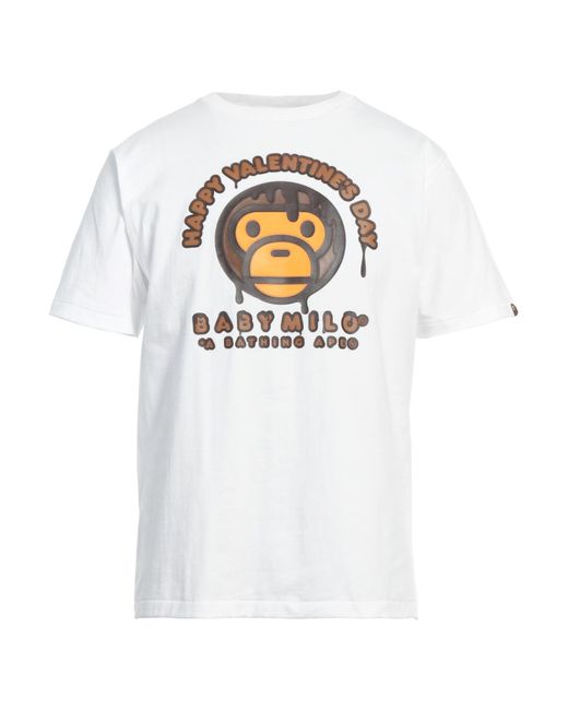 A Bathing Ape White T-shirt for men