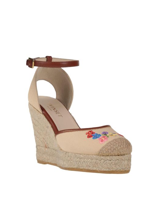 Twinset Natural Espadrilles