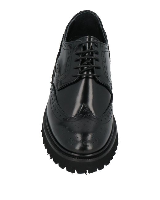 Baldinini Black Lace-up Shoes
