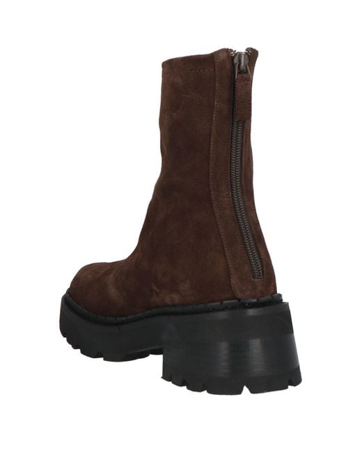By Far Brown Ankle Boots