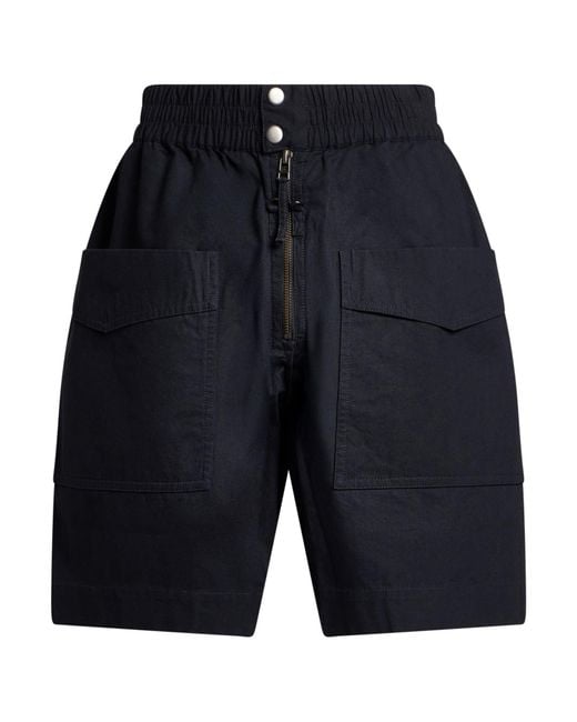 Isabel Marant Blue Shorts & Bermuda Shorts Cotton
