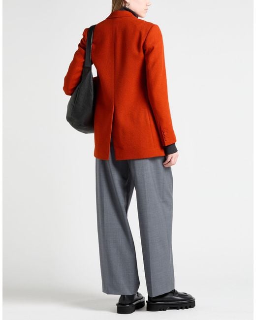 Dries Van Noten Red Blazer Wool