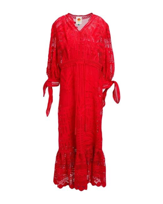Farm Rio Red Maxi Dress