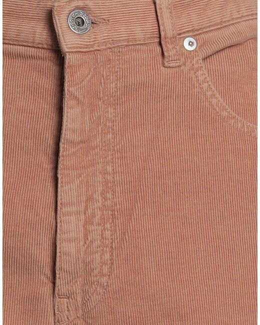 Pence Brown Camel Pants Cotton, Elastane