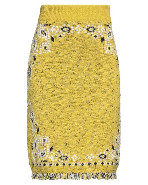 Alanui Yellow Midi Skirt