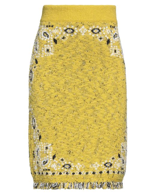 Alanui Yellow Midi Skirt