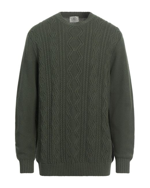 M.Q.J. Green Military Sweater Polyamide, Wool, Viscose, Cashmere for men
