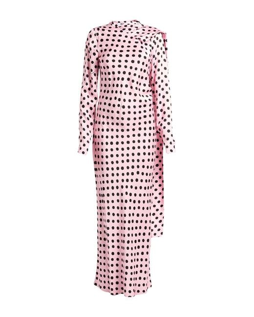 MSGM Red Maxi-Kleid