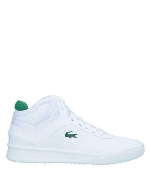 Lacoste White High-tops & Sneakers for men
