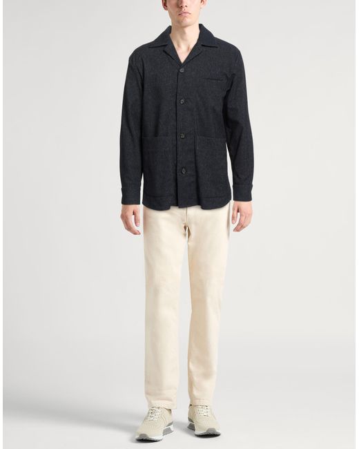 Paolo Pecora Blue Denim Shirts for men