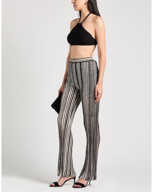Missoni Gray Pants Viscose, Polyester, Cupro, Polyamide