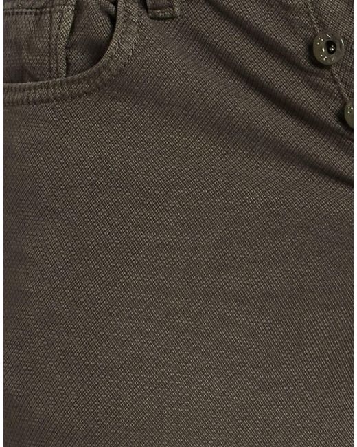 Gas Gray Pants Cotton, Elastane for men
