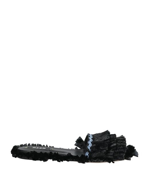 MSGM Black Sandale
