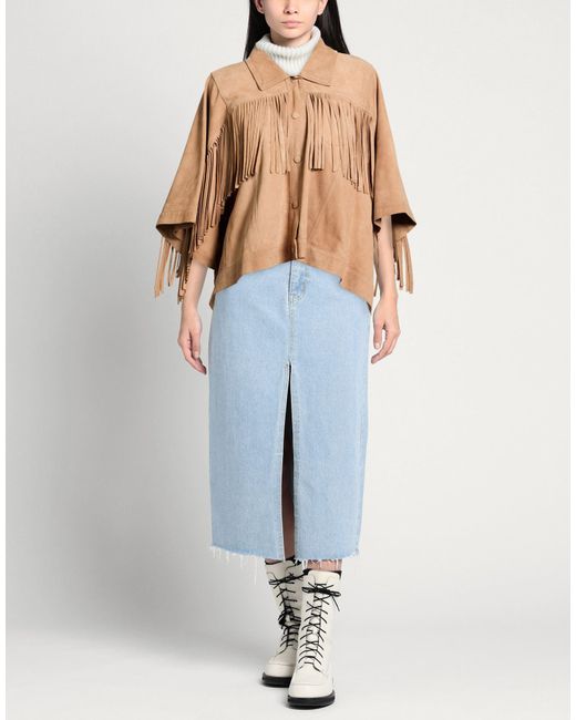 Poncho Bully de color Natural