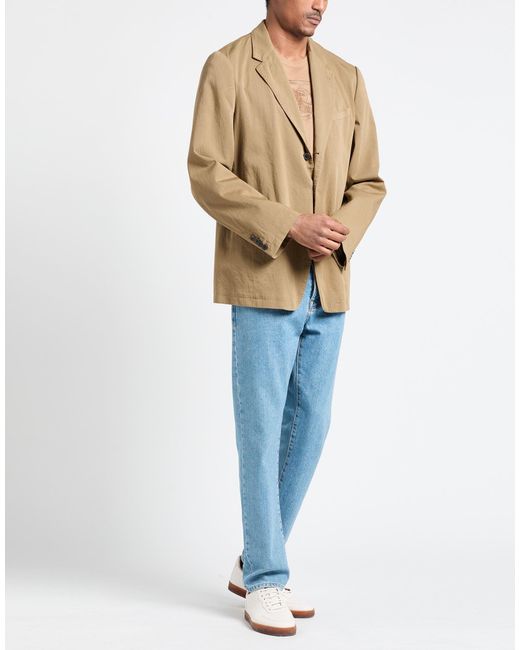 Dries Van Noten Natural Blazer Cotton for men