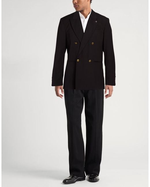 Officina 36 Black Blazer for men