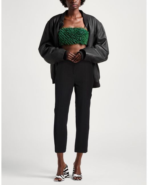Manila Grace Black Pants Polyester, Elastane