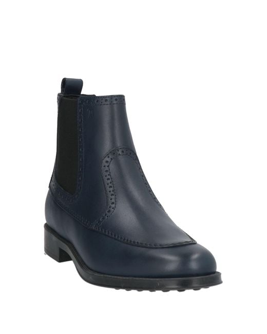 Tod's Blue Stiefelette