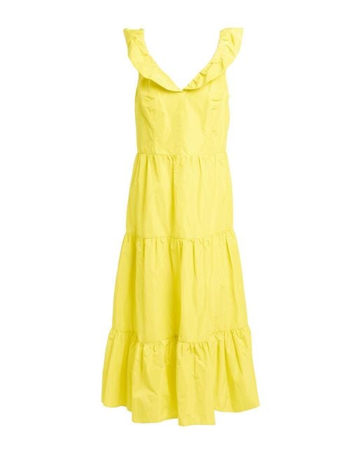 Maliparmi Yellow Midi Dresses