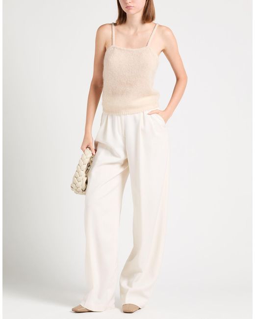 FEDERICA TOSI White Top Mohair Wool, Polyamide, Wool