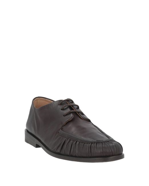 Marsèll Gray Dark Lace-Up Shoes Calfskin