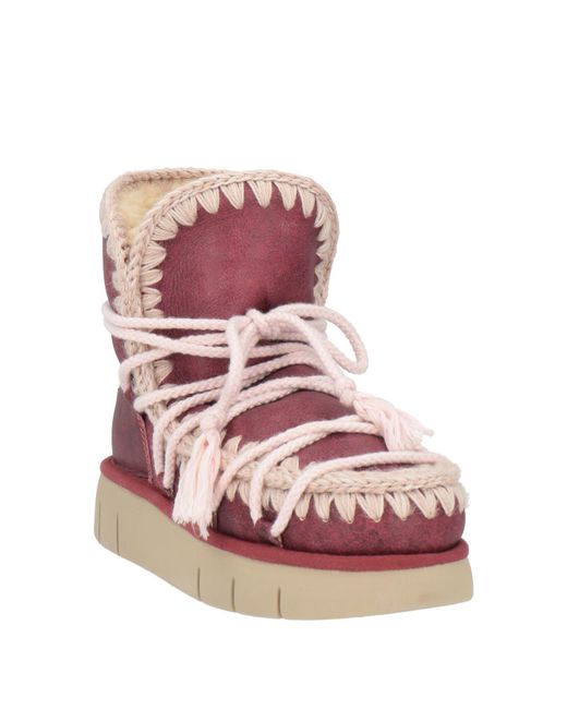 Mou Pink Ankle Boots