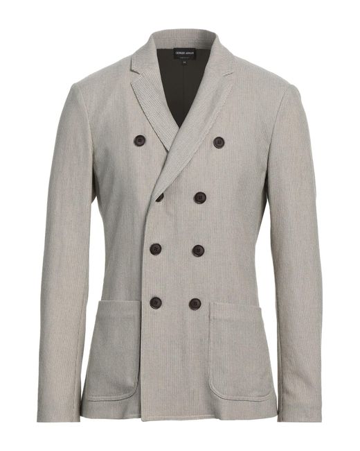 Giorgio Armani Gray Blazer for men