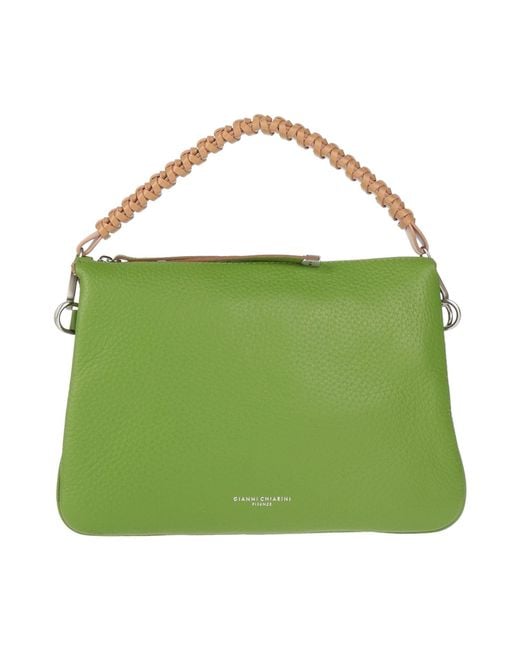 Gianni Chiarini Green Handbag Leather