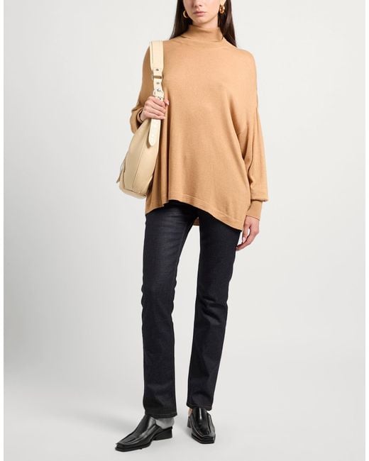 Akep Brown Rollkragenpullover