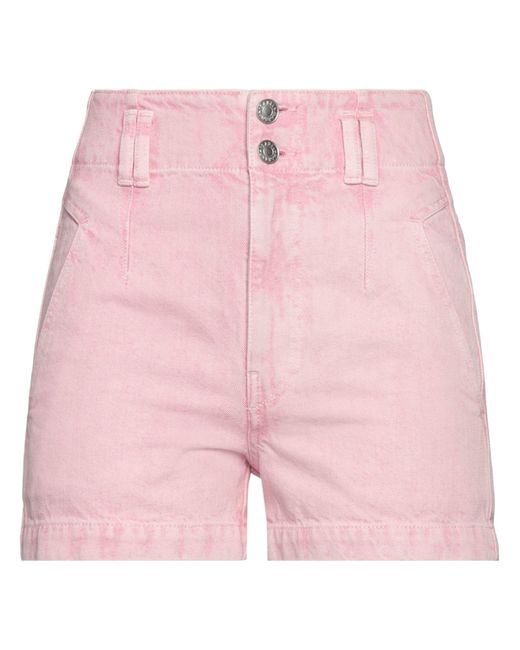 Isabel Marant Pink Denim Shorts